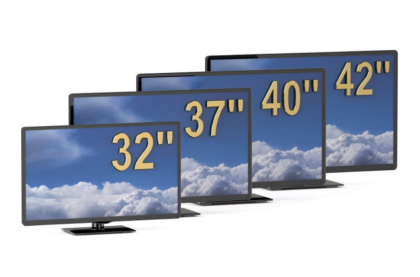 TV Sets in Different Sizes