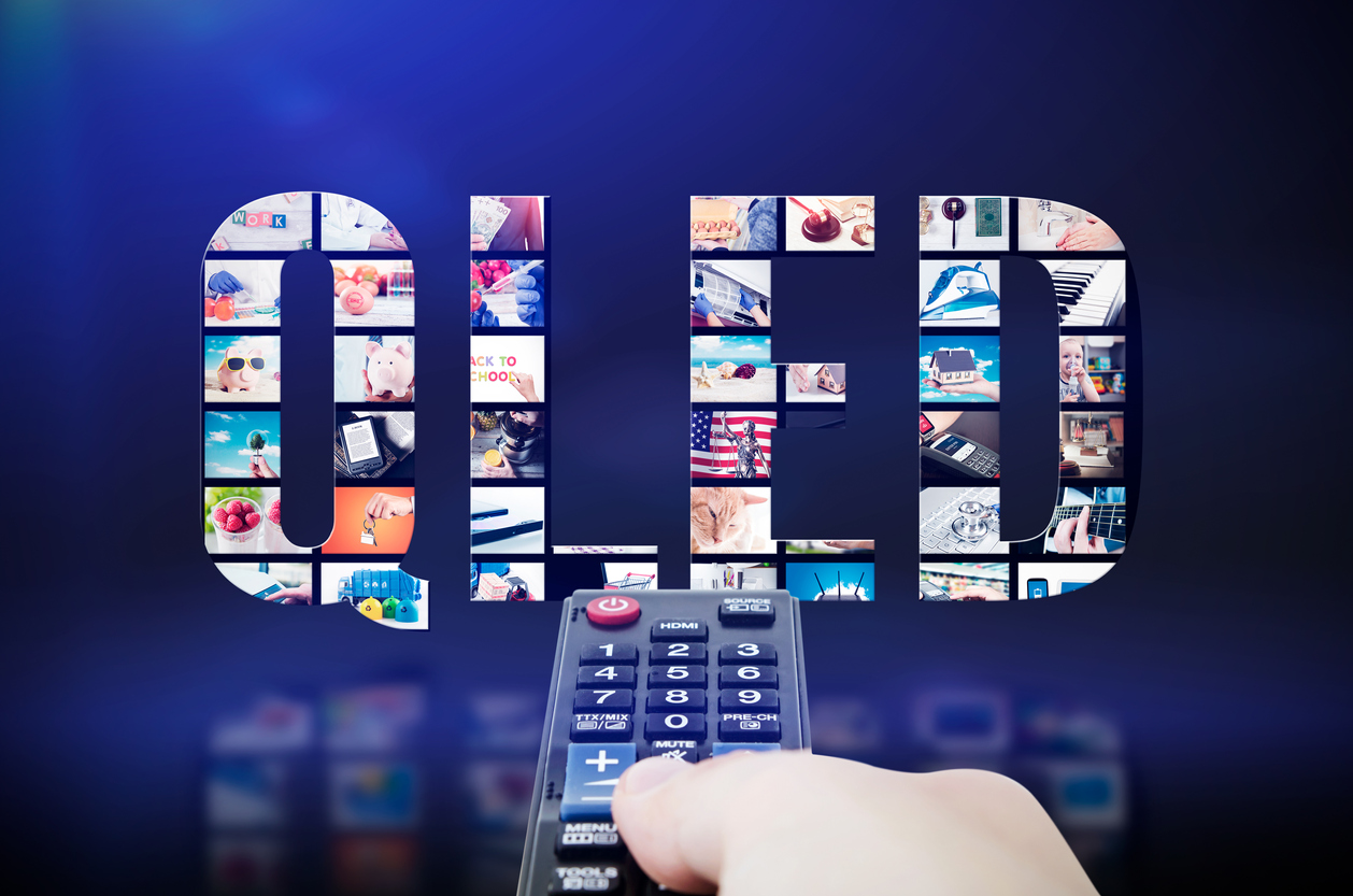 QLED TV display